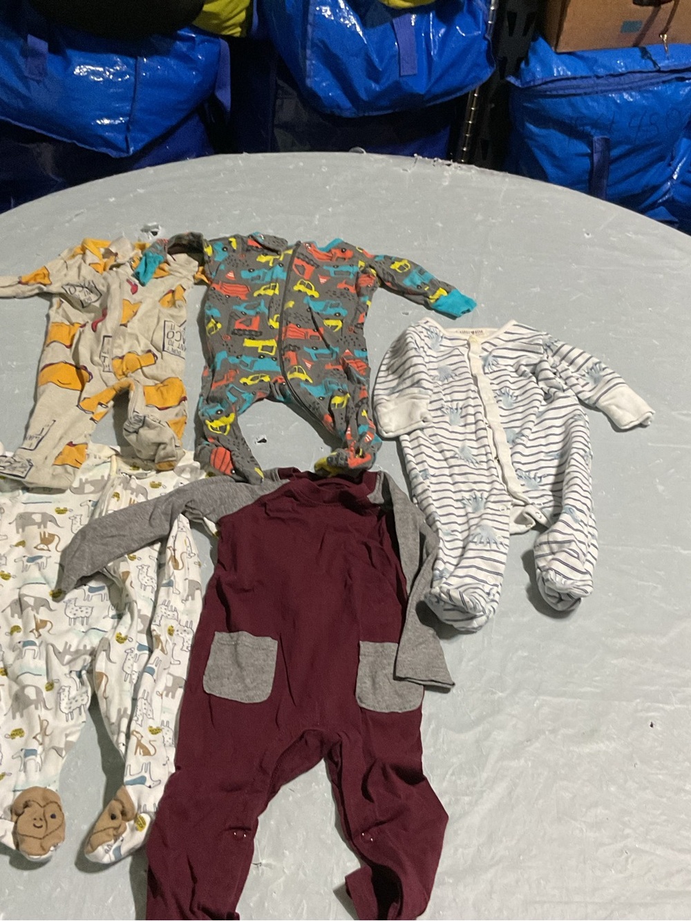 Assorted Kids One-Piece Sleepers - Multi-Color Pack